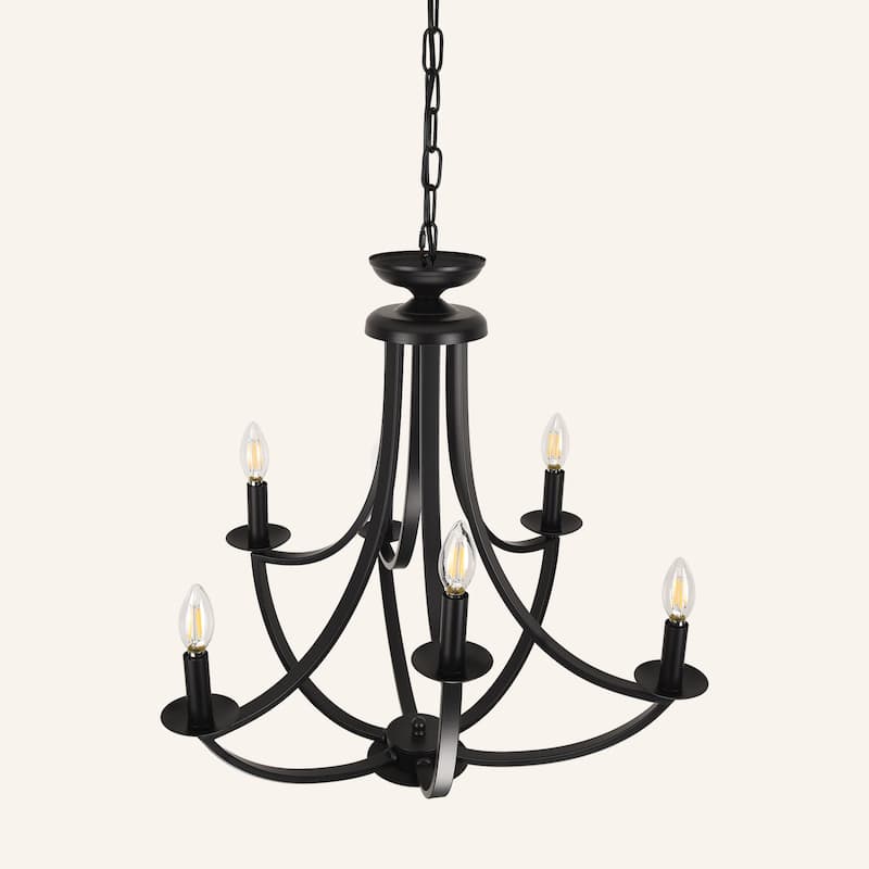 8-light Dimmable Chandelier