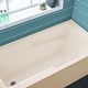 preview thumbnail 19 of 121, Swiss Madison Voltaire, Acrylic White, Alcove, Integral Armrest, Bathtub with Apron
