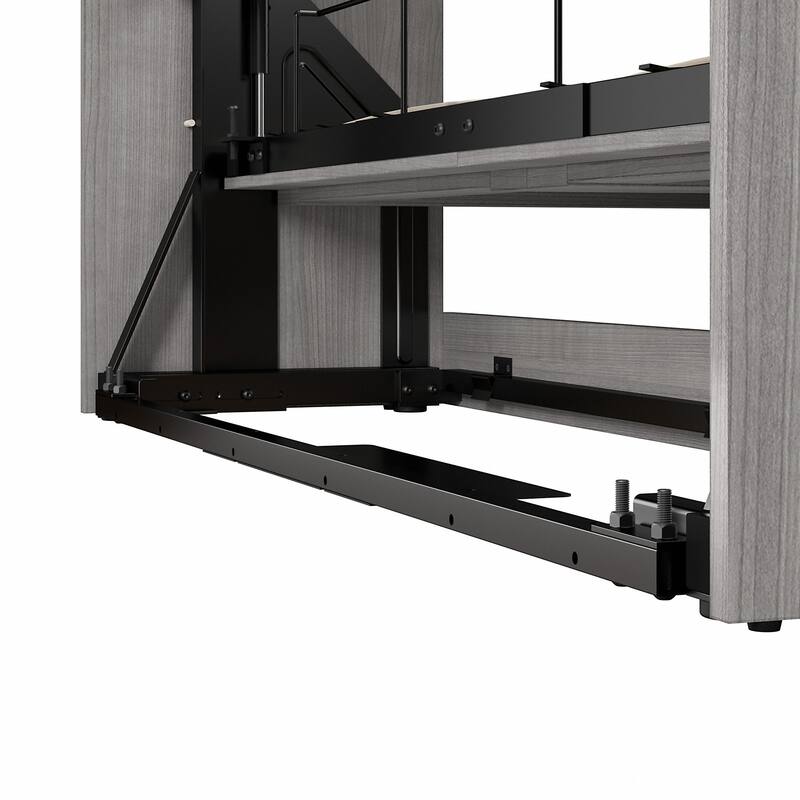 Pur Queen Murphy Bed with Closet Organizer (101W) by Bestar