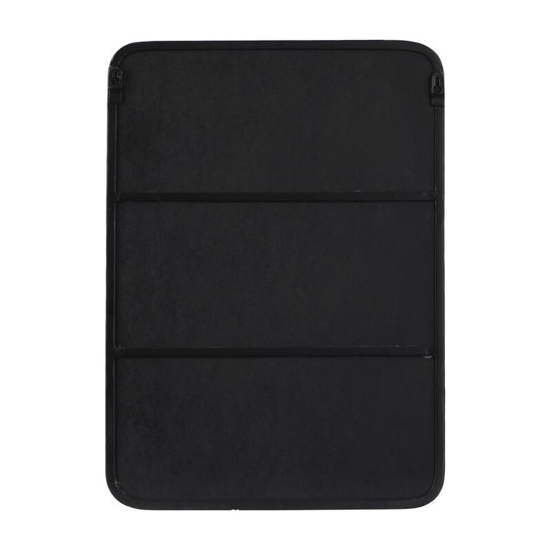 CosmoLiving by Cosmopolitan Metal 1 Shelf Wall Mirror - Black or Gold