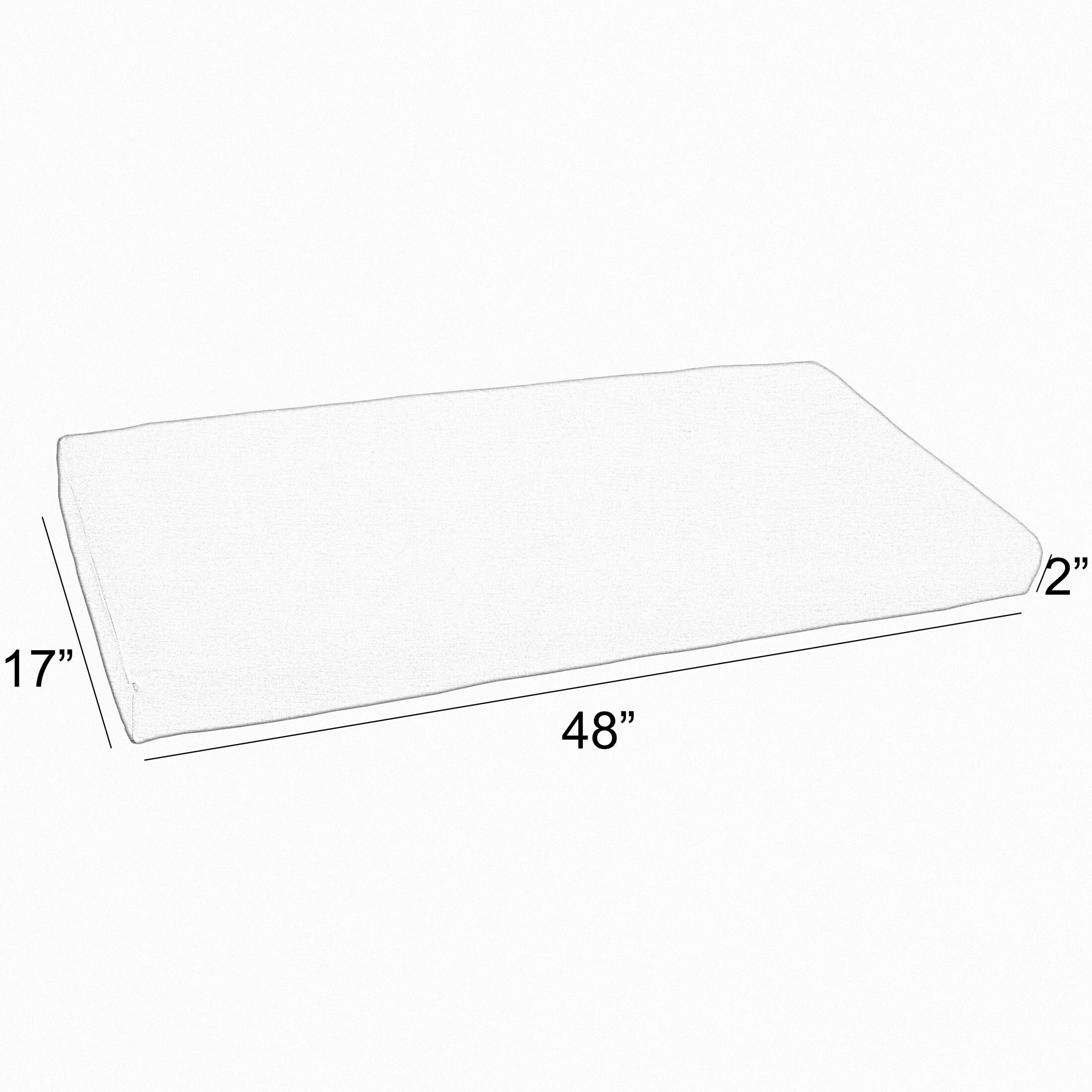 Sorra Home Outdura Outdoor Bench Cushion - Picture 11 of 15