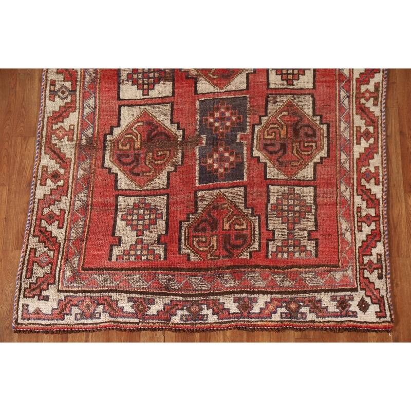 Lori Persian Antique Area Rug Handmade Wool Carpet - 4'3"x 7'5"
