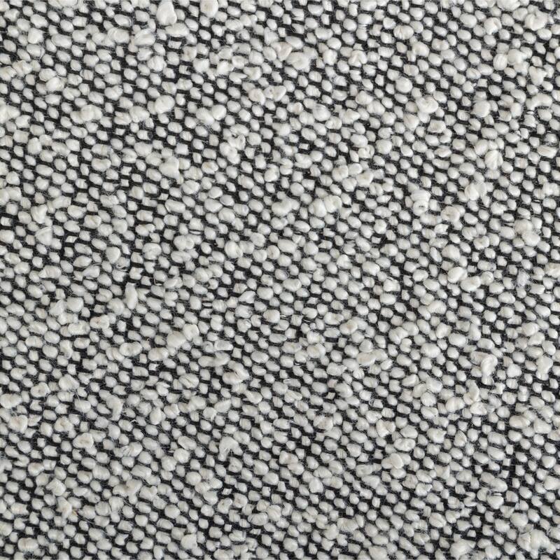 Black White 20.25" Round Dining Chairs with Iron Legs (Set of 2)