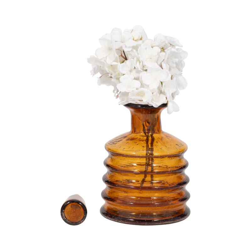 Sagebrook Home Elegant Glass Vases - Enhance Your Decor, Exquisite Craftsmanship, Perfect for Any Room