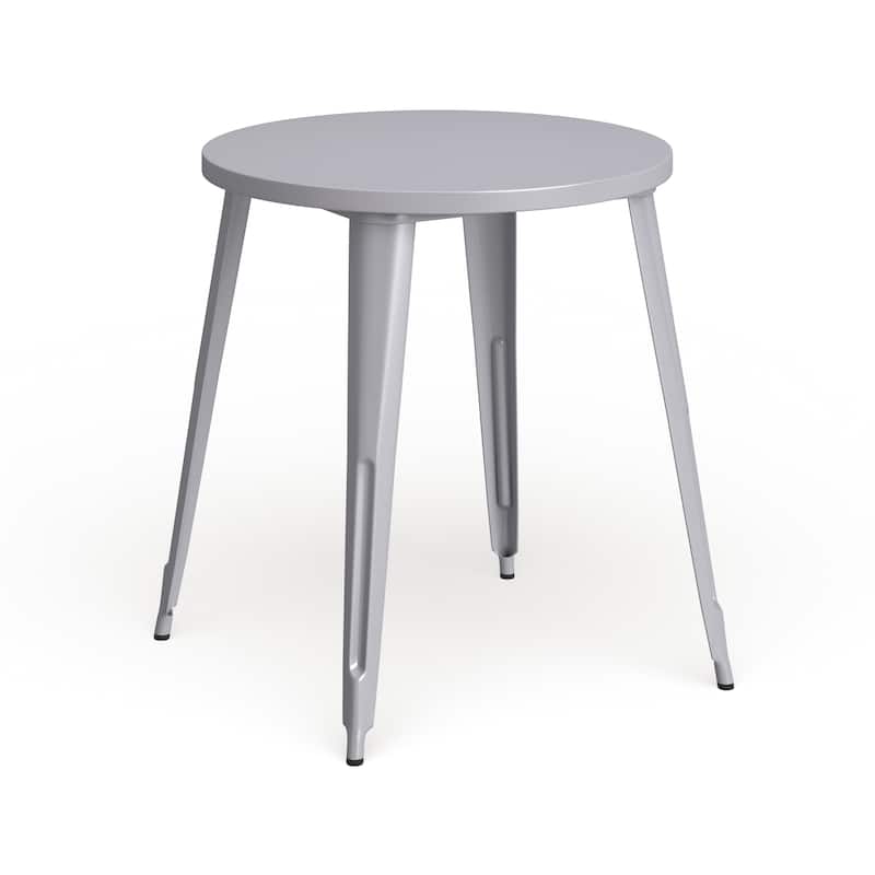30'' Round Metal Indoor-Outdoor Table - 30"W x 30"D x 29.5"H