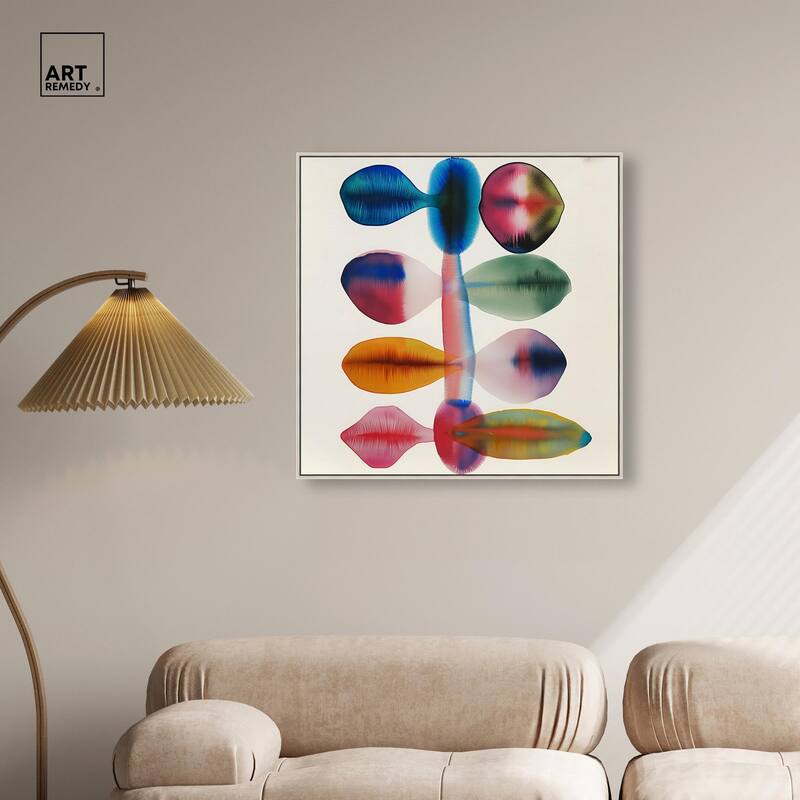 Chromatic Column Canvas by Art Remedy