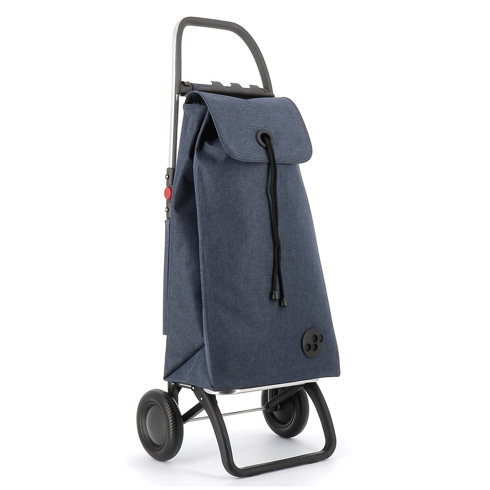 Rolser I-Max Tweed 2 Wheel Foldable Shopping Trolley - 16.14 in. W x 41.14 in. H x 12.6 in. D