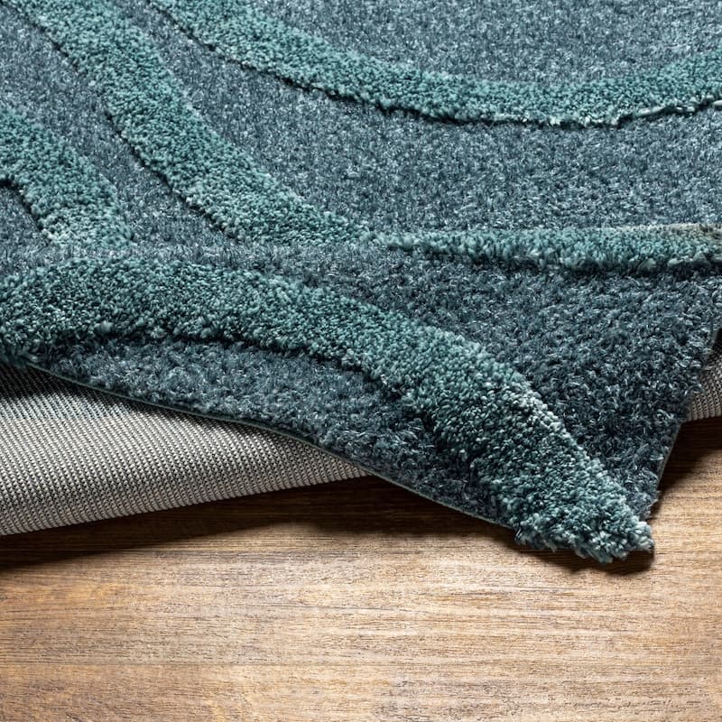 Mr. Kate Luna Modern Waves Plush Area Rug