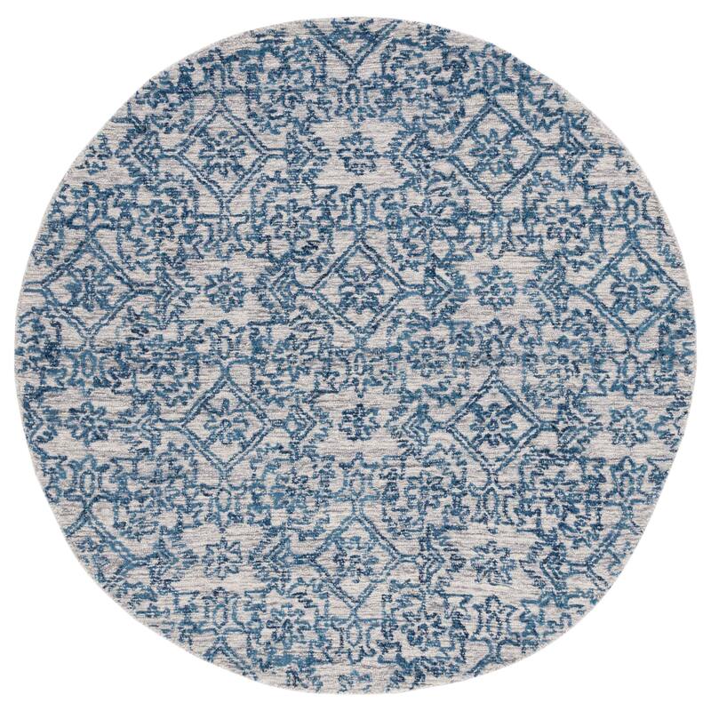 SAFAVIEH Handmade Micro-Loop Annechien Floral Wool Rug
