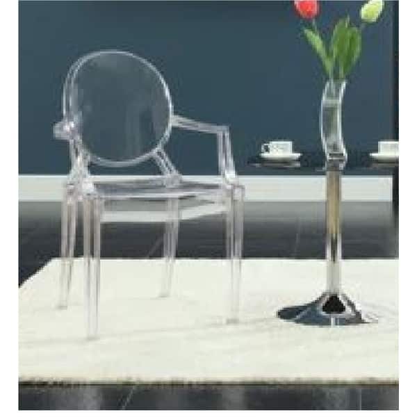 Clear acrylic transparent Chair with Arm On Sale Bed Bath