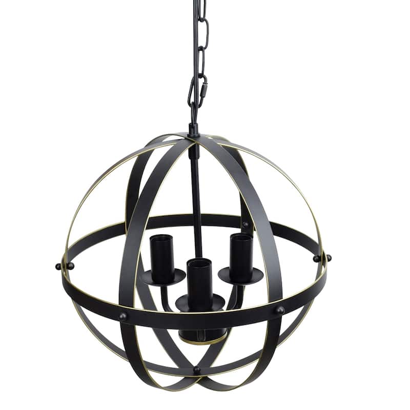Pendant Light Flush Mounted Adjustable Hanging Ceiling Chandelier Light for Kitchen Island Living Room