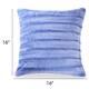 Cheer Collection Solid Color Faux Fur Throw Pillows (Set of 2) - 16x16 - Very Peri