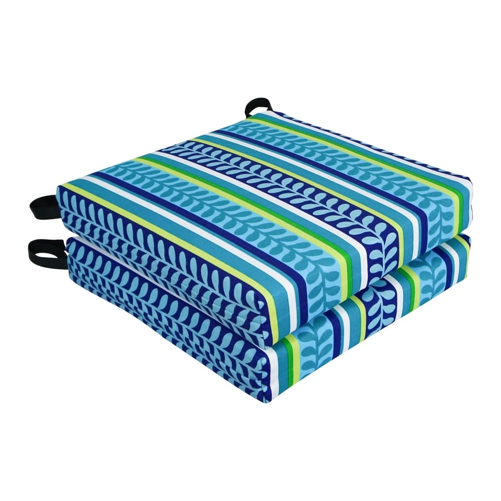 16-inch Indoor/Outdoor Chair Cushions (Set of 2) - 16 x 16
