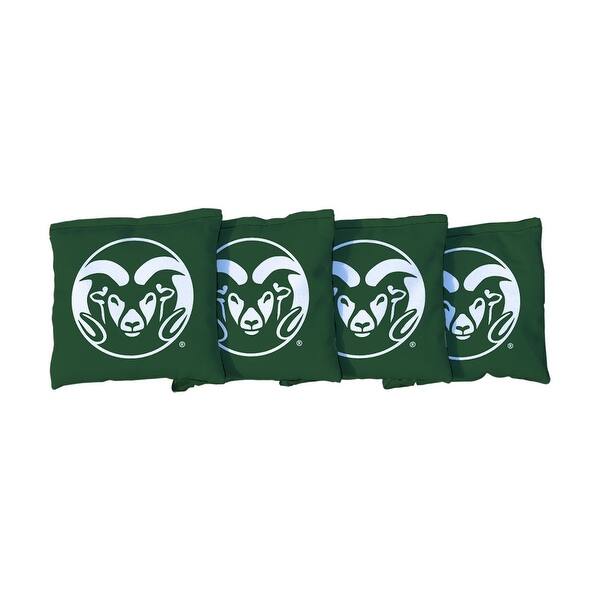slide 2 of 3, Colorado State Rams Green Cornhole Bags All-Weather Resin Filled