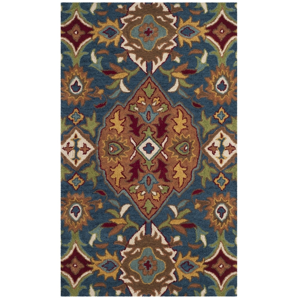 SAFAVIEH Heritage Sheena Hand-tufted Wool Area Rug