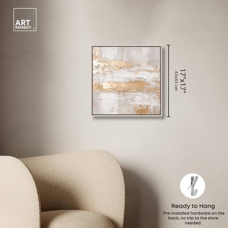 Melted Goldscape I Canvas by Art Remedy