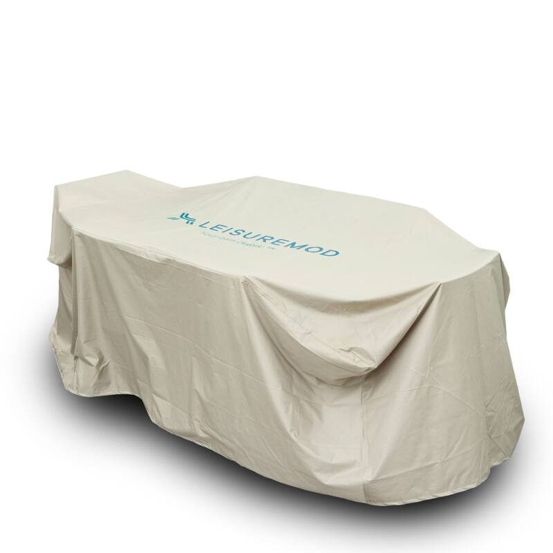 LeisureMod Chelsea Outdoor Rain Cover for 63" & 87" Patio Dining Set - Durable Furniture Cover - 63"