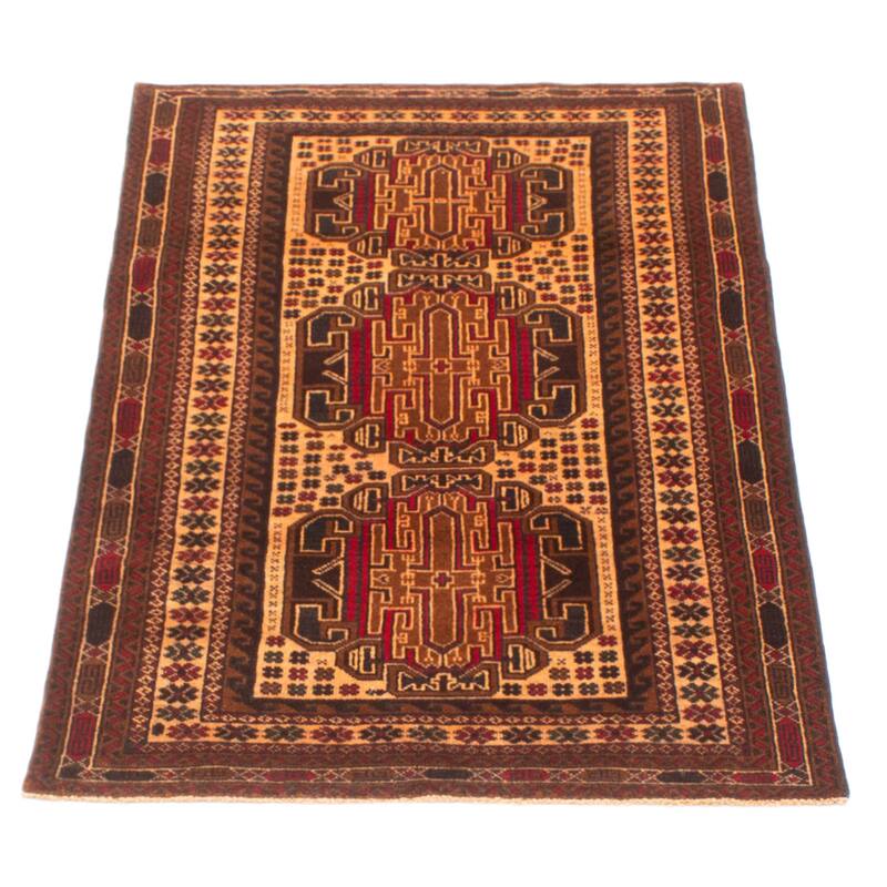 Teimani Brown Rug 2'9" x 4'8" - 2'9 x 4'8