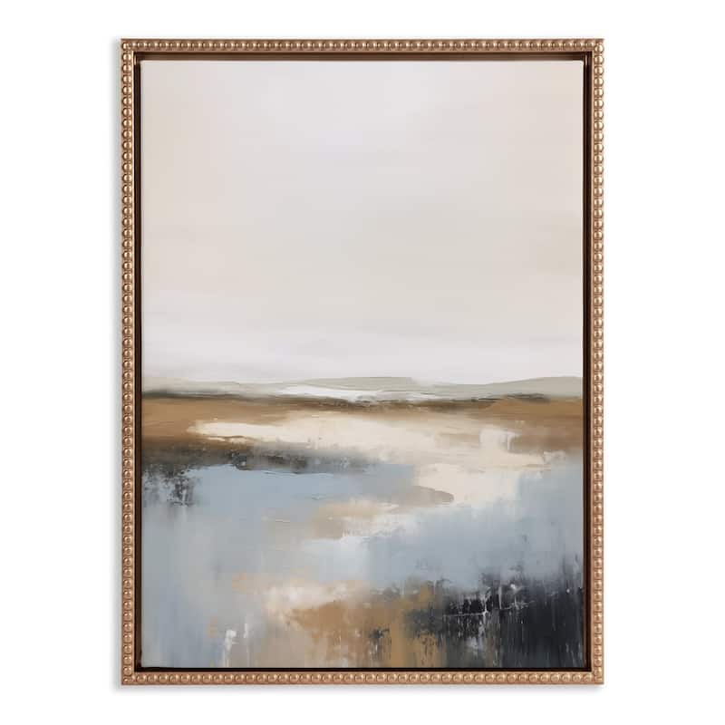 Sylvie Beaded Idyllic Retreat Framed Canvas by Amy Lighthall