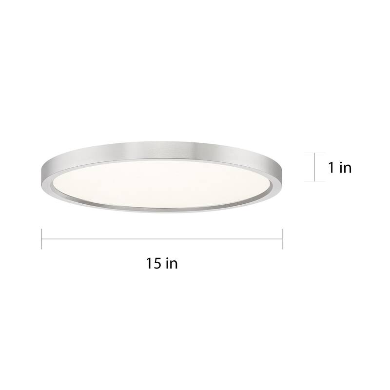Porch & Den Ashurst Aluminum 30-watt Flush Mount