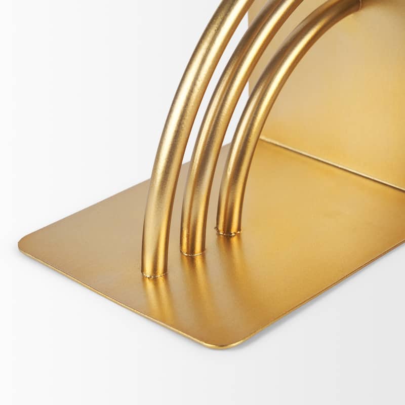 Hope Gold Metal Bookends