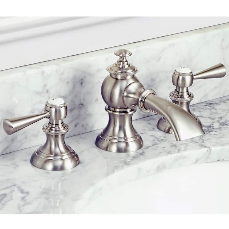 Widespread Lavatory Faucet with Pop-Up Drain