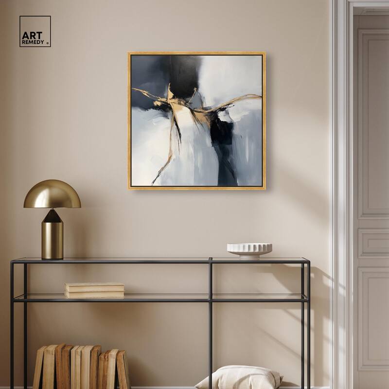 Golden Fissure II Canvas by Art Remedy