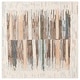 preview thumbnail 3 of 6, SAFAVIEH Handmade Ebony Basanti Modern Wool Rug 6' Square - Ivory/Brown - Square