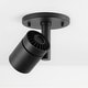 preview thumbnail 3 of 5, Parry - Modern Black Integrated LED Spotlight with Adjustable Light Head, Flush Mount Spotlight and Wall Sconce - 5.12" x 6"