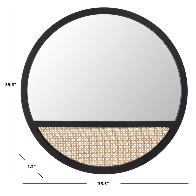 SAFAVIEH Derby 36" Mirror - 36" W x 1" D x 36" H