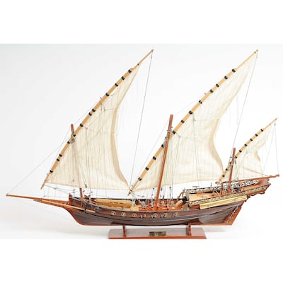 Hand Built Real Wood Model Ship