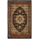 preview thumbnail 17 of 135, SAFAVIEH Lyndhurst Feryal Traditional Oriental Medallion Rug 3'3" x 5'3" - Black/Red
