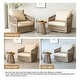 preview thumbnail 48 of 47, 3-piece Cushioned Swivel Patio Wicker Furniture Set Outdoor Rattan Bistro Set