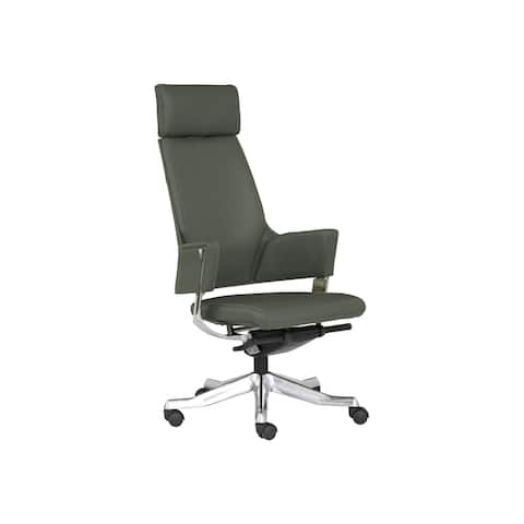 Rye Studio High-Profile Modern Leather Office Chair