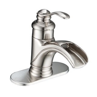 Vibrantbath Bathroom Sink Faucet Waterfall Single Handle