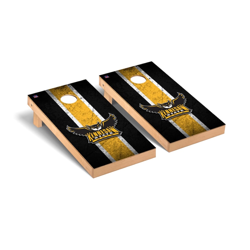 Kennesaw State KSU Owls Vintage Cornhole Board Set