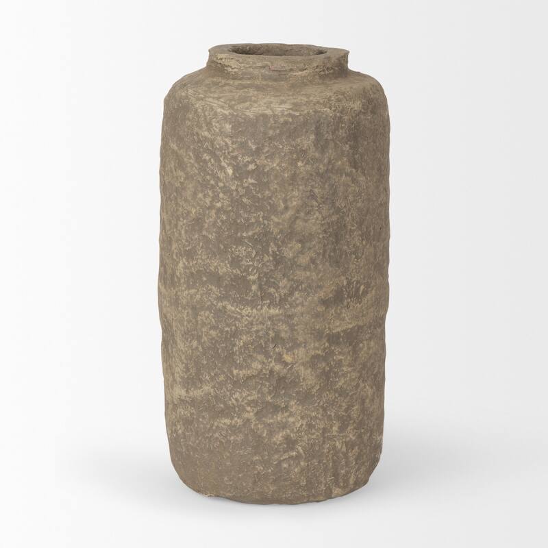 Bala Small Grey Paper Mache Vase