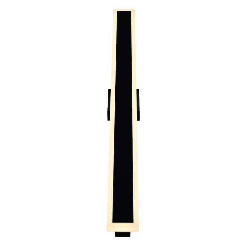 Malibu Integrated LED 80in Black Outdoor Wall Light