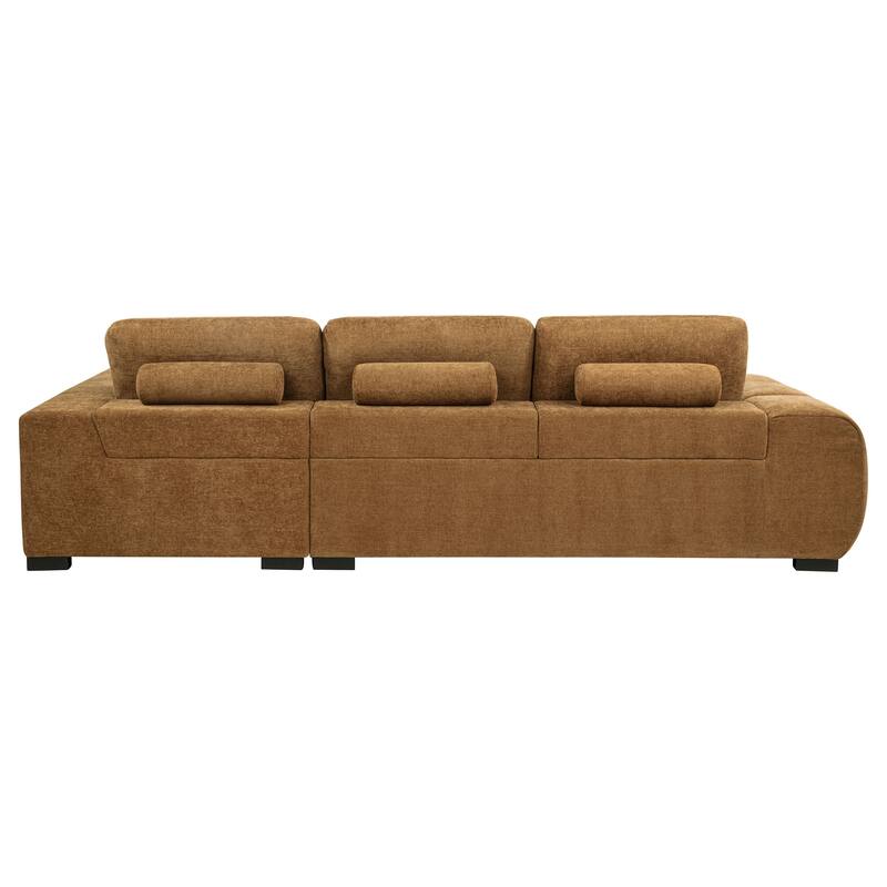 Octavia Fabric Upholstered Sectional Chaise Sofa