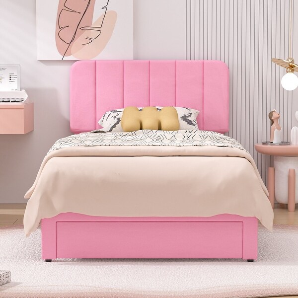 Javlergo Upholstered Platform Bed Frame with Storage Drawers Javlergo Upholstered Platform Bed Frame with Storage Drawers