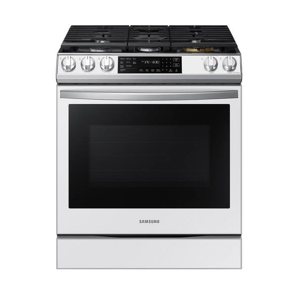 Samsung Bespoke 6.0 cu. ft. Smart Front Control SlideIn Gas Range with
