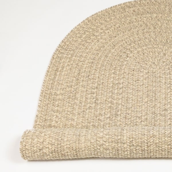 slide 2 of 12, 100% ALL - NATURAL Wool Woven Tweed Indoor Area Rug