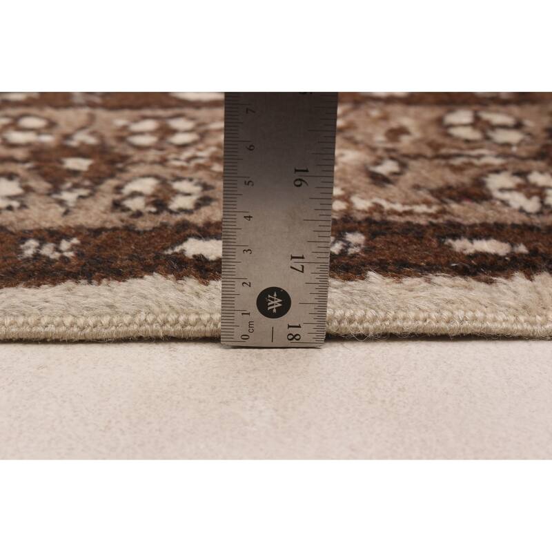 ECARPETGALLERY Hand-knotted Melis Vintage Cream Wool Rug - 5'9 x 9'4