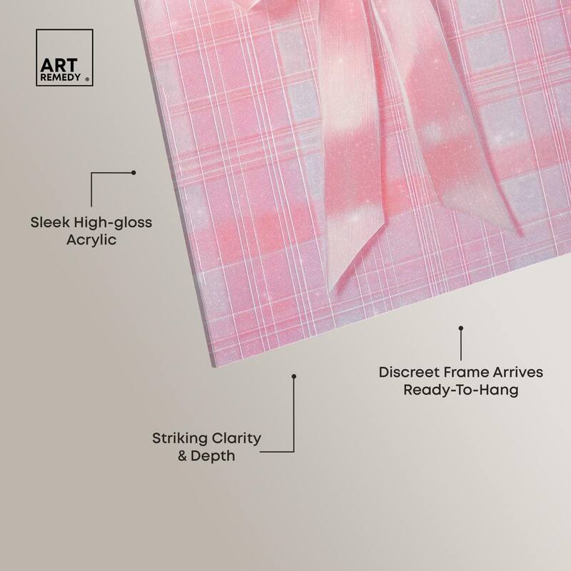 Love Like Jesus Bow Acrylic by Art Remedy, Ready to Hang