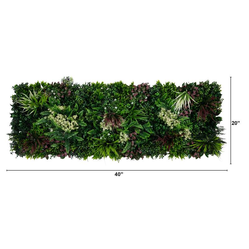 Corfu Island Artificial Wall Panels - 20" - Set of 3