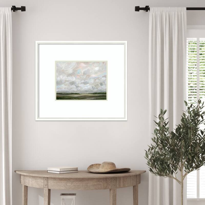 Muted Prairie by Nicole Walsh Wood Framed Wall Art Print
