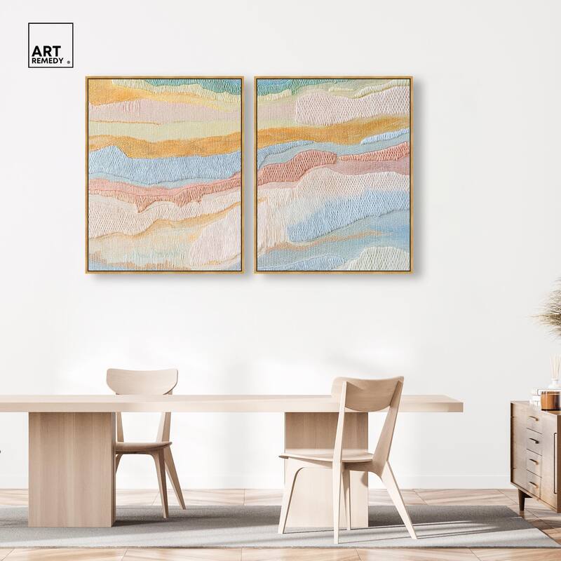 Morning Calm III Canvas Set of 2 by Art Remedy