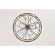 preview thumbnail 7 of 18, Ofelia 24-inch Chrome and Faux Wood 6 Lights 3 Blades Lighted Ceiling Fan with Remote