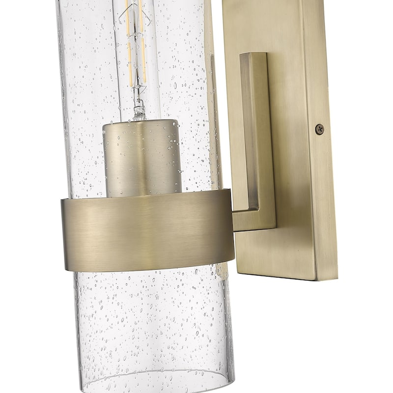 Millennium Lighting 15101 16" Tall Wall Sconce with Seedy Glass Shade