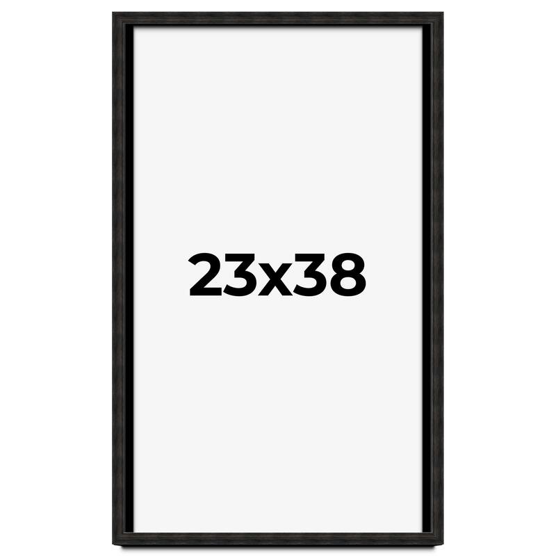 23x38 Shadow Box Black Rustic Barnwood Display Frame | 1.125 Inch